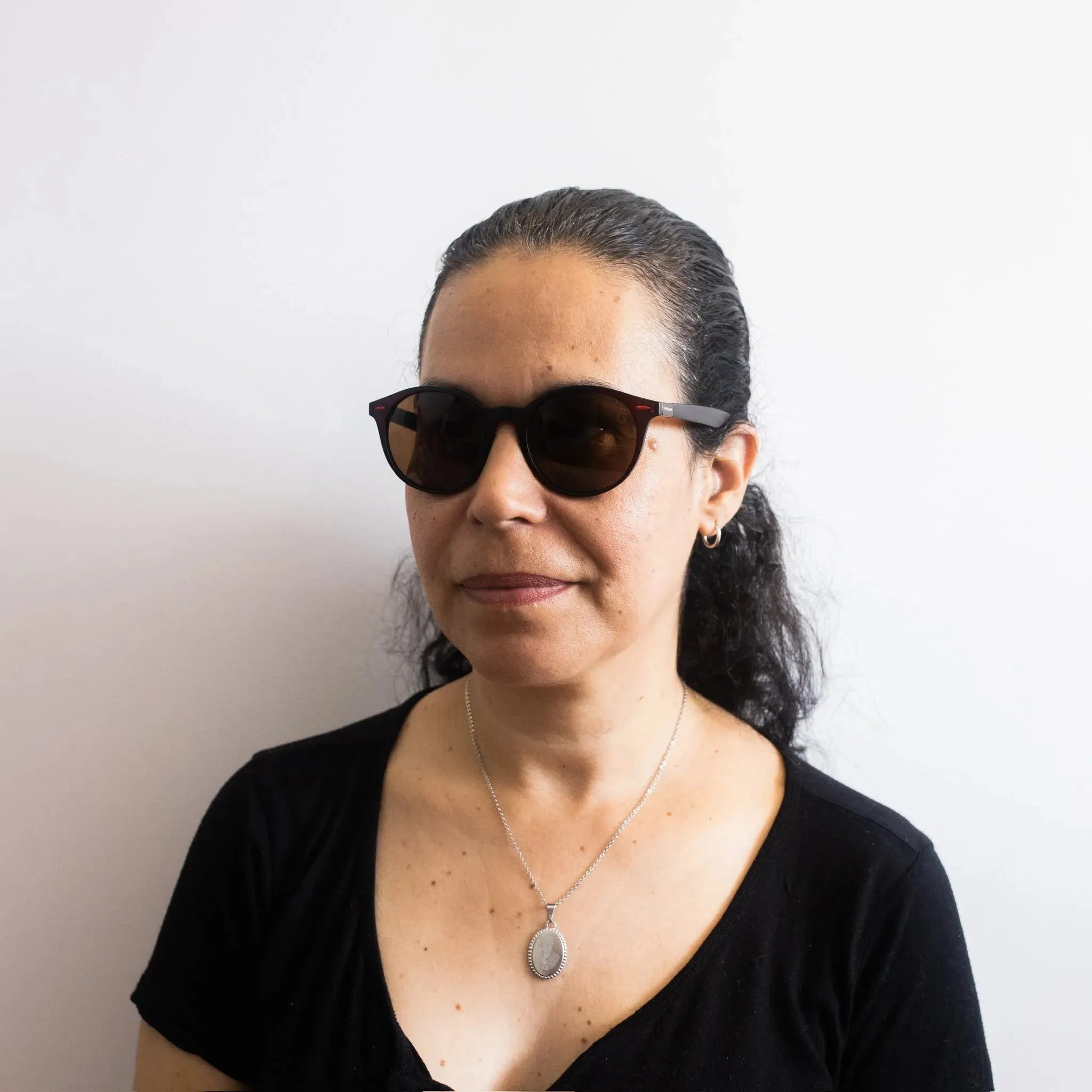 Óculos de Sol Glow Preto - Golden Glasses