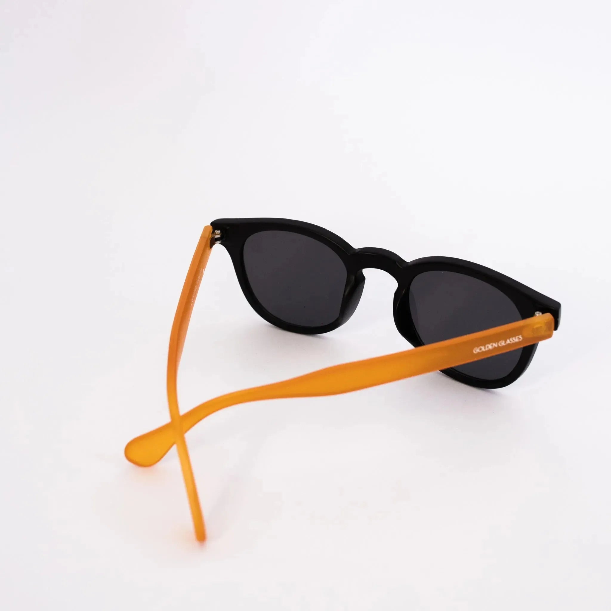 Óculos de sol Logan Preto e Laranja - Golden Glasses