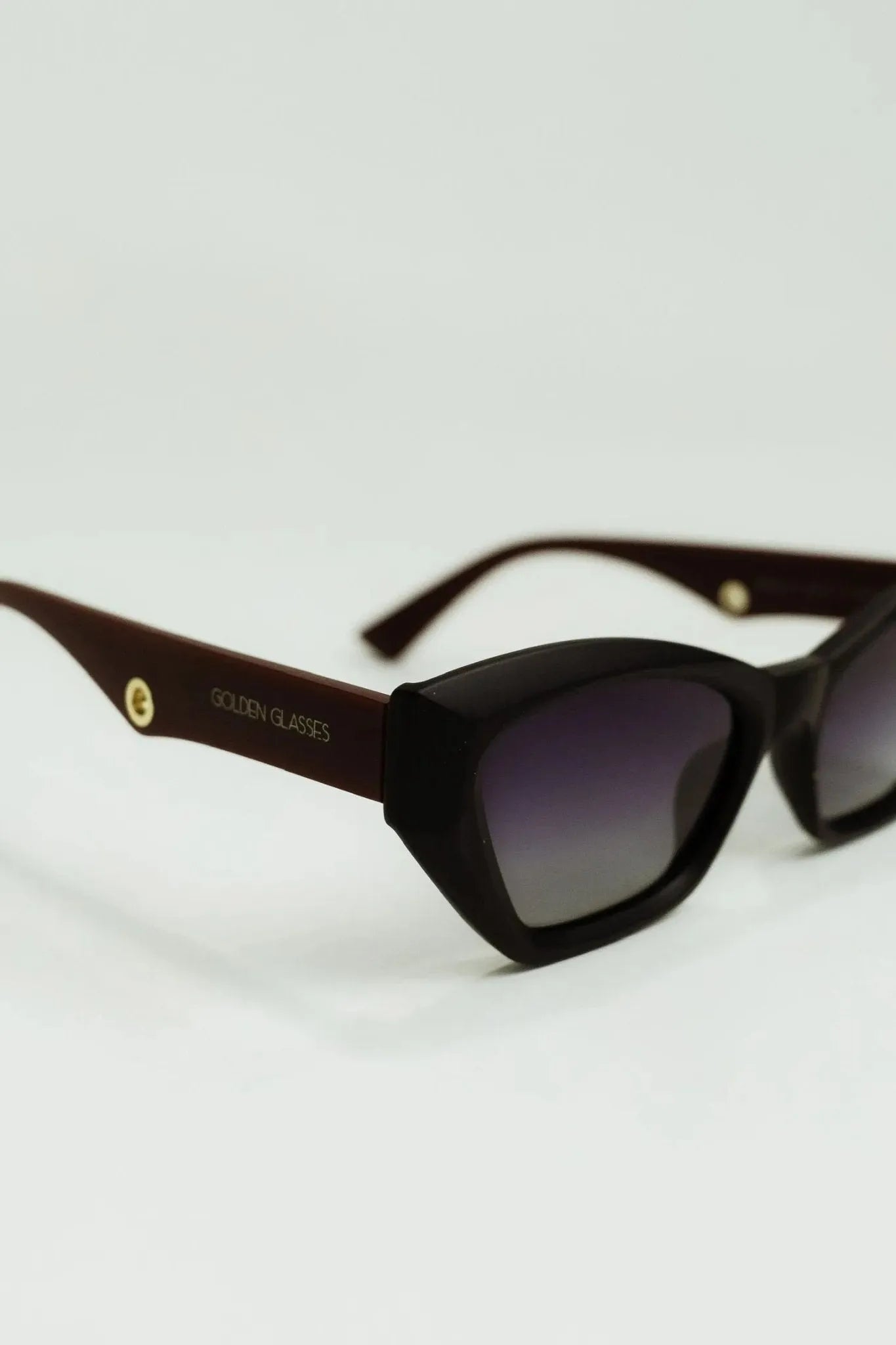 Óculos de sol Lyra Preto e Marrom - Golden Glasses