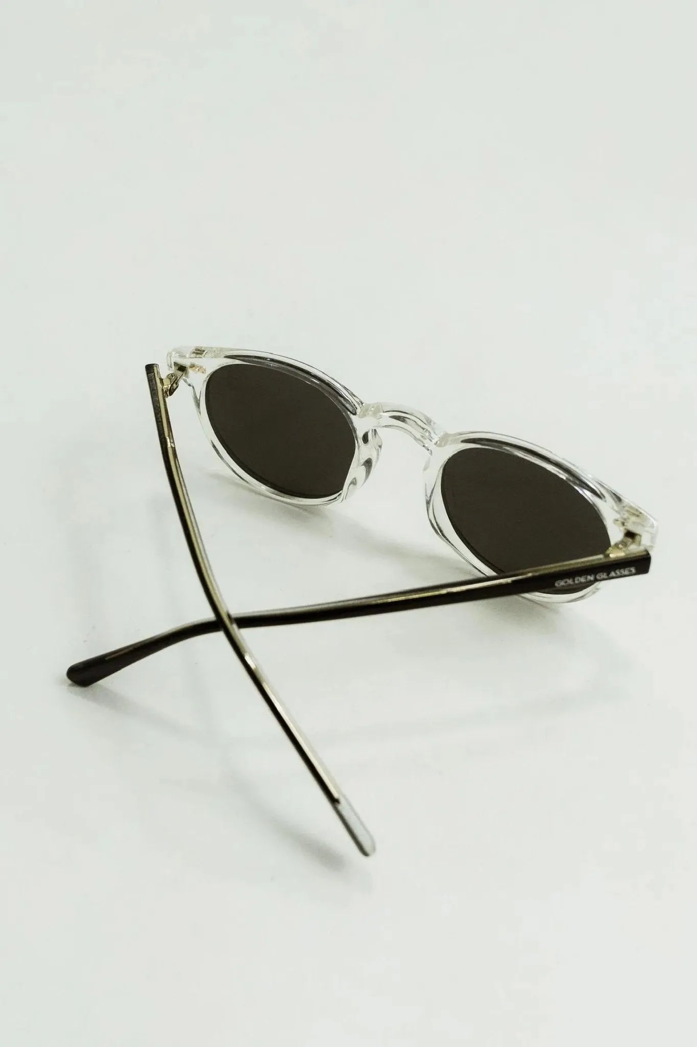 Óculos de Sol Moon Transparente/Preto - Golden Glasses