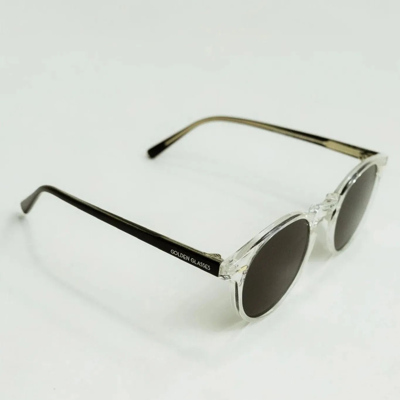 Óculos de Sol Moon Transparente/Preto - Golden Glasses