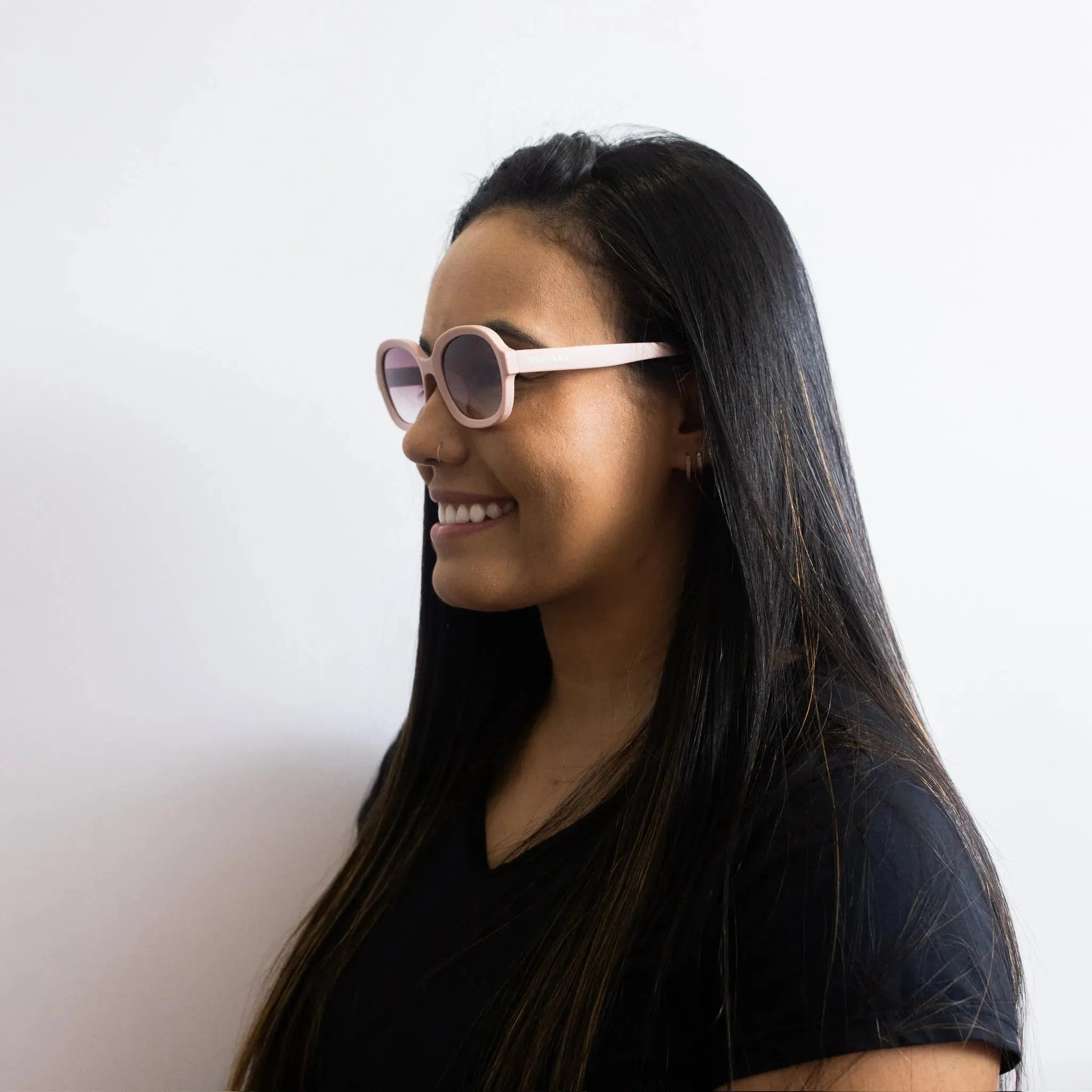 Óculos de Sol Trendy Rosa - Golden Glasses