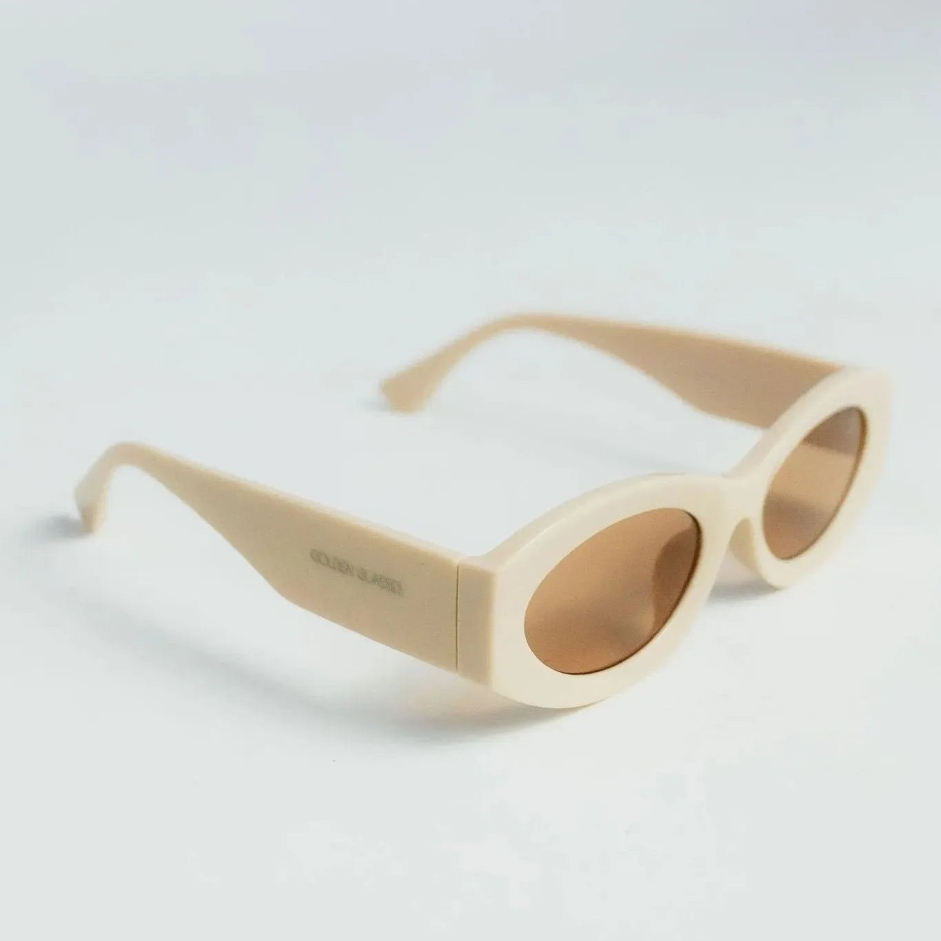 Óculos de sol Vanguard Bege - Golden Glasses