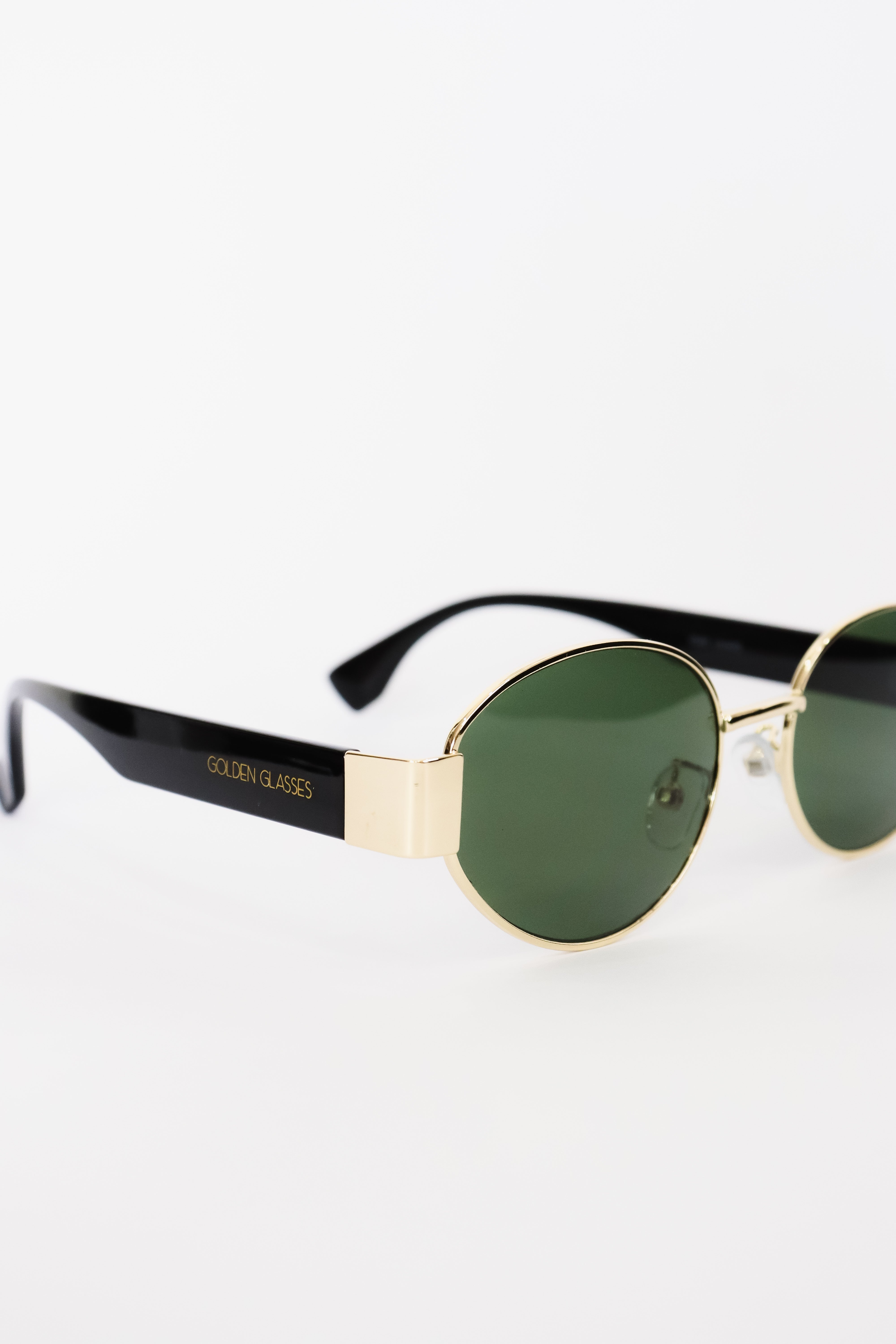Óculos de Sol Unissex Summer Verde e Dourado