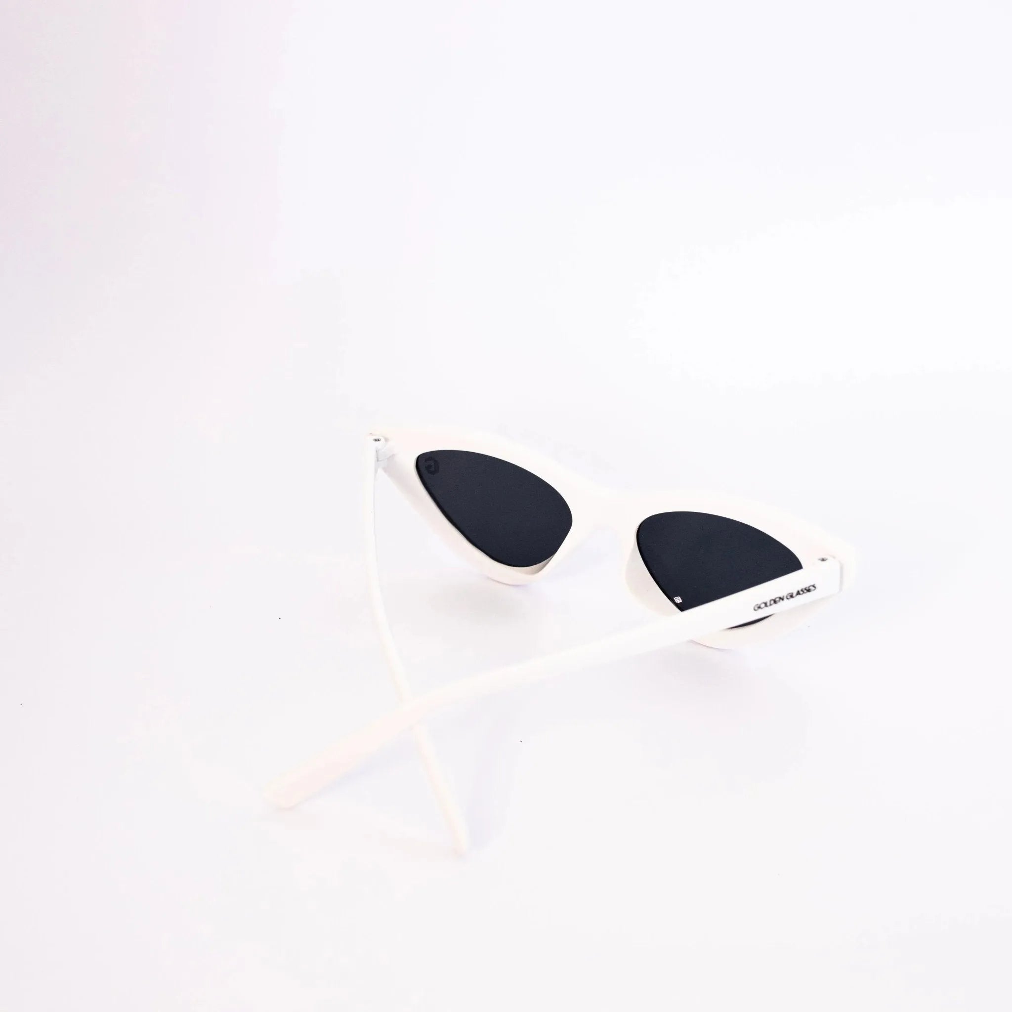 Óculos de Sol Cat Eye Branco - Golden Glasses