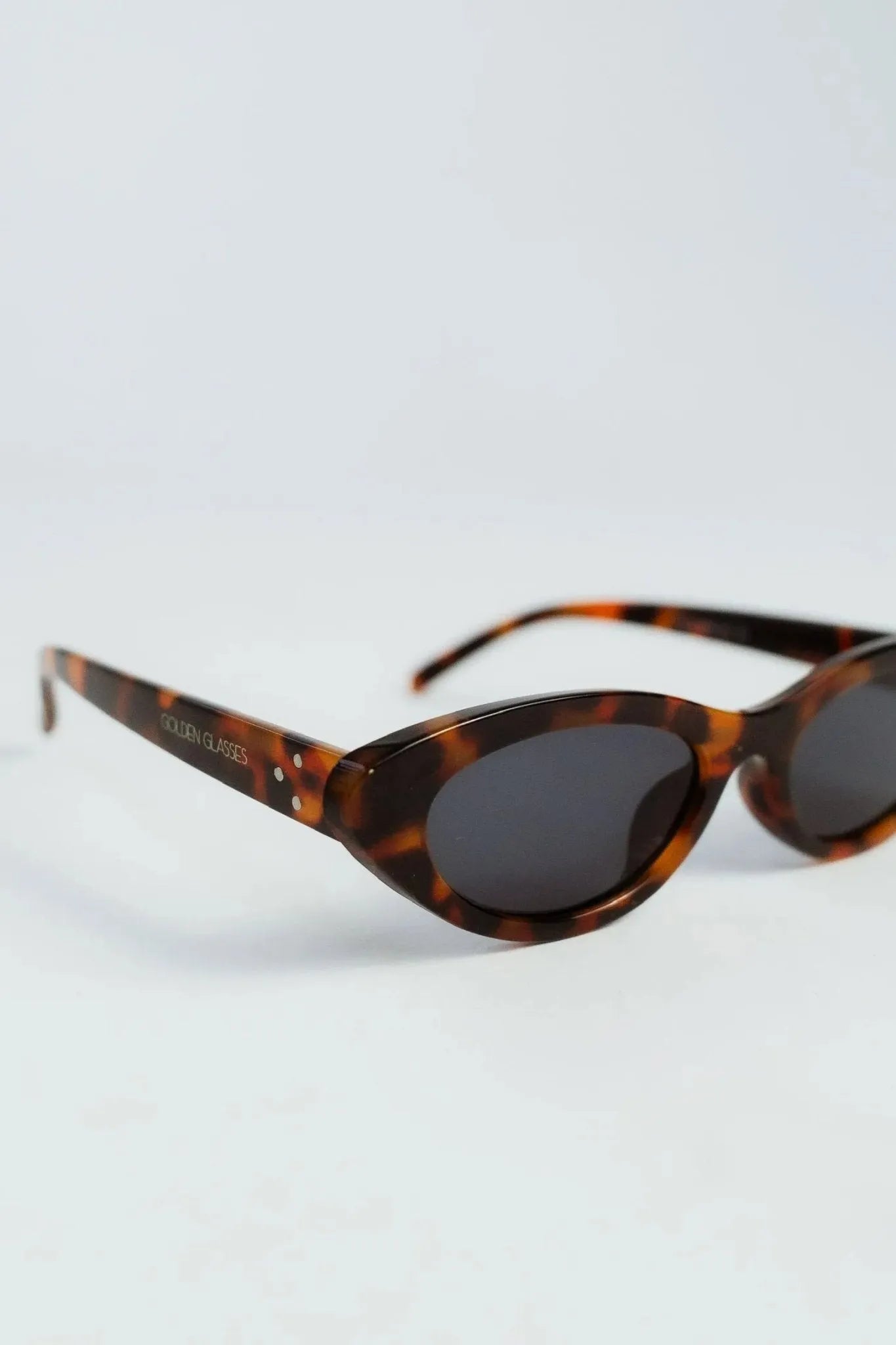 Óculos de sol Feline Animal Print - Golden Glasses