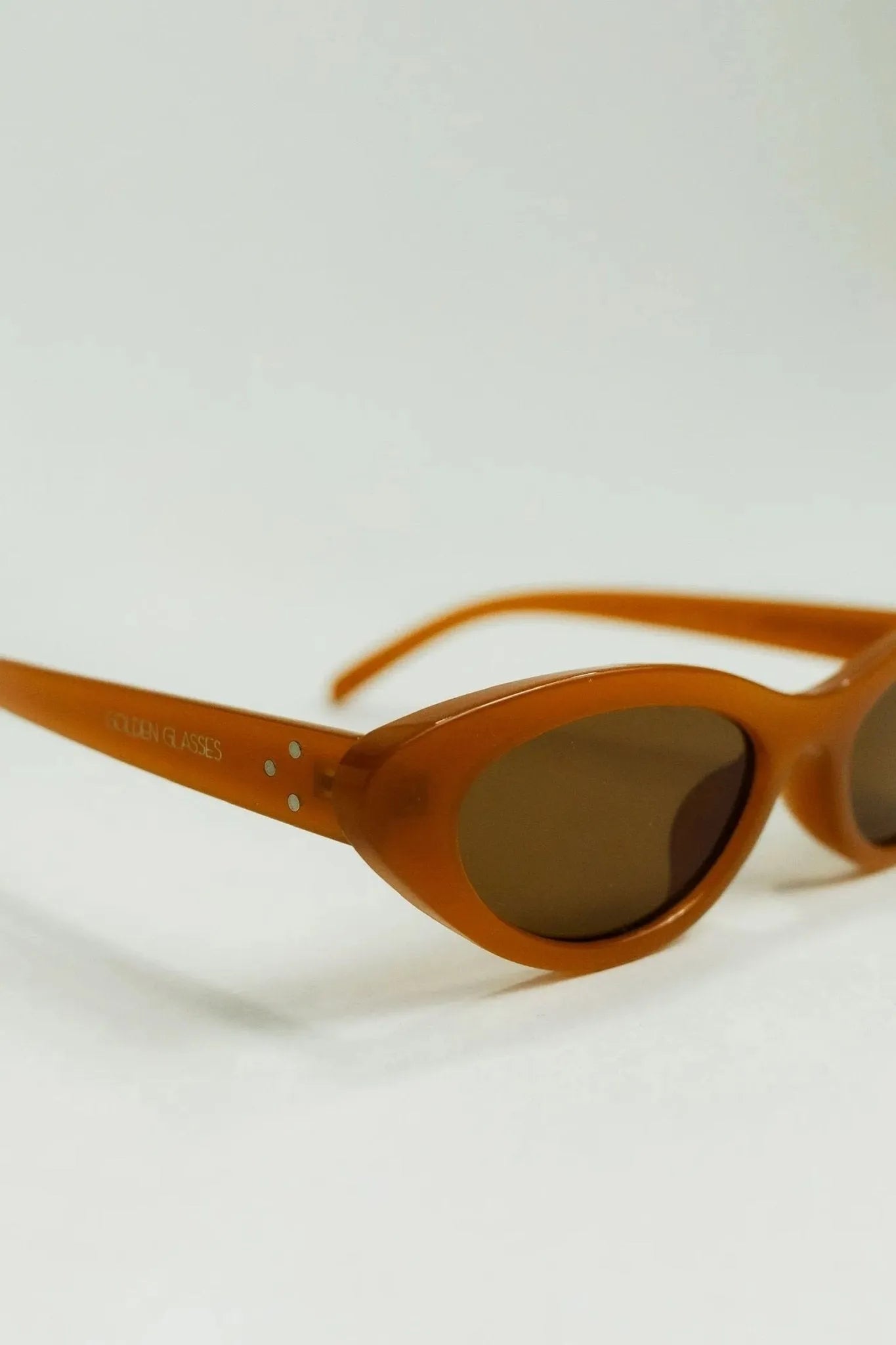 Óculos de sol Feline Caramelo - Golden Glasses