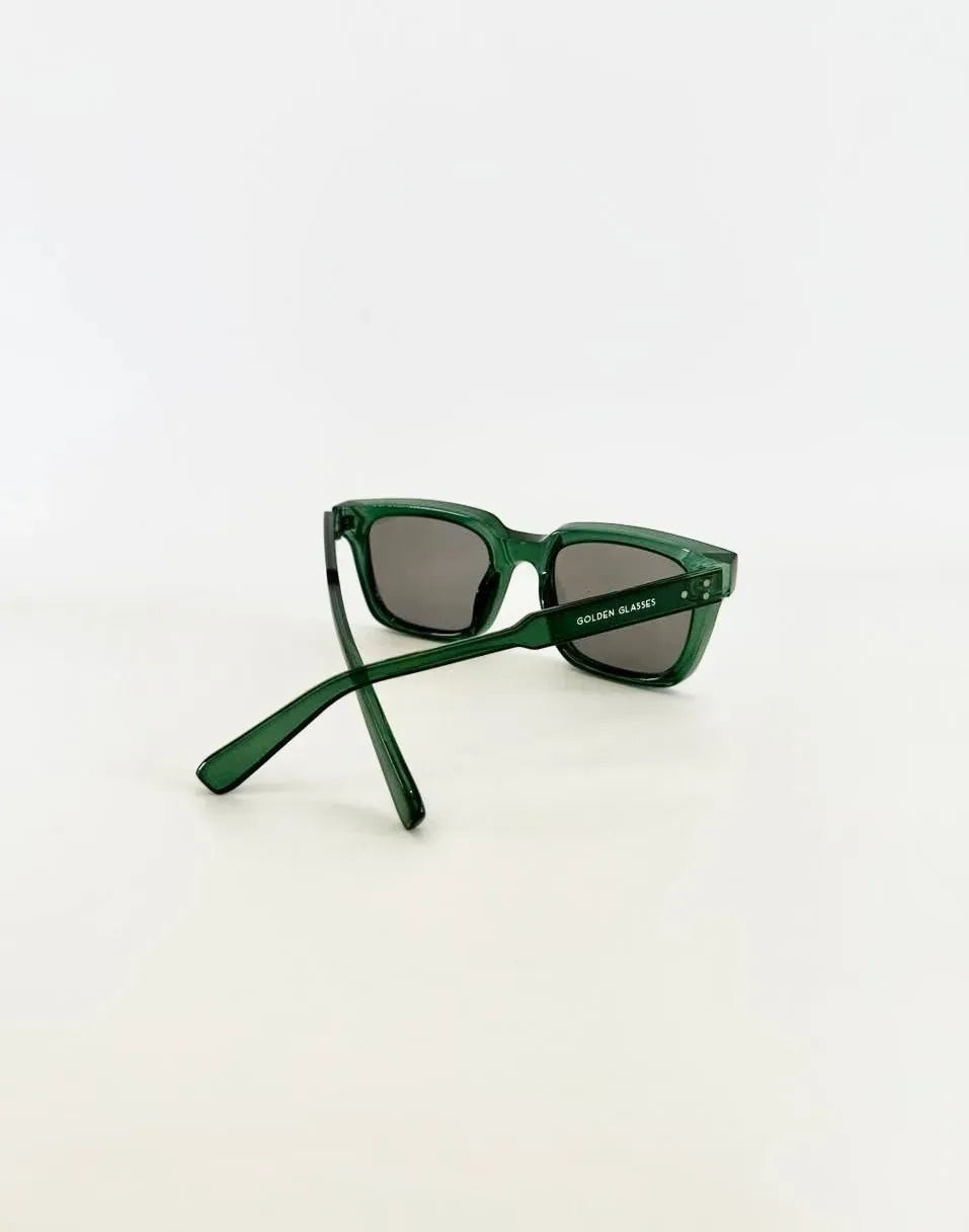 Óculos de Sol Glam Verde - Golden Glasses