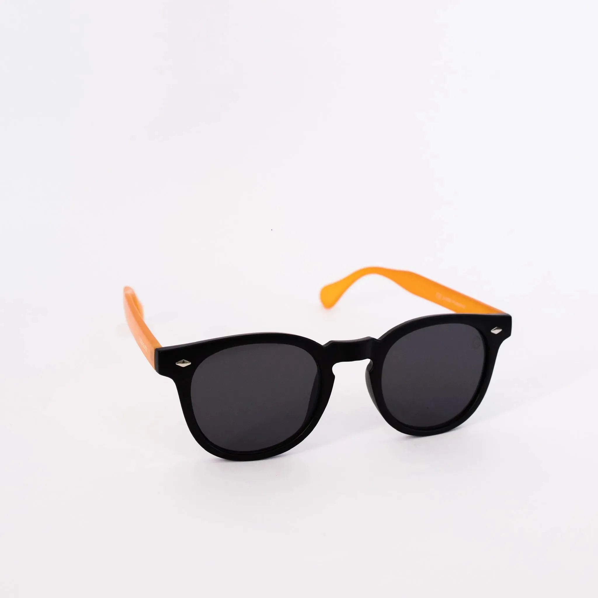 Óculos de sol Logan Preto e Laranja - Golden Glasses